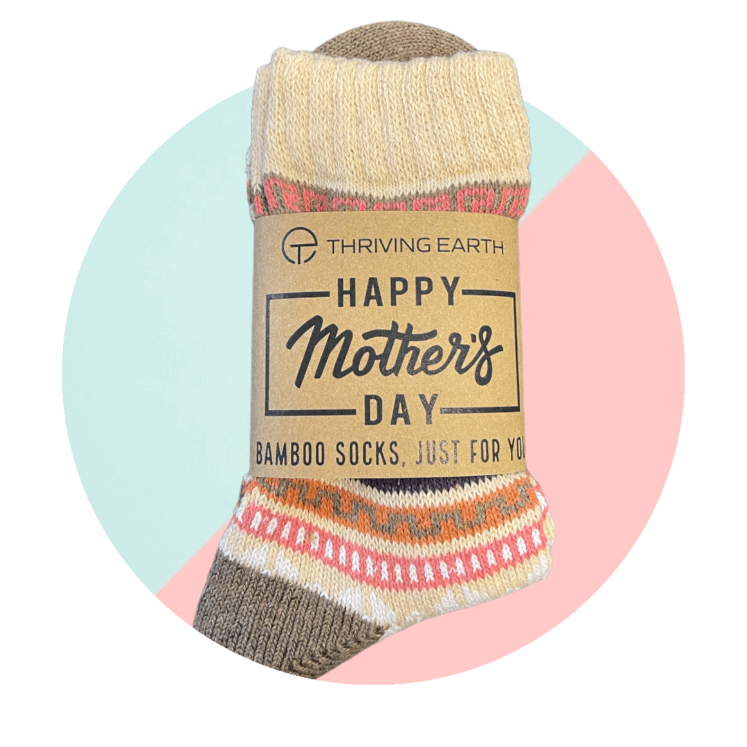 New Classics Champagne Mothers Day Bamboo Socks
