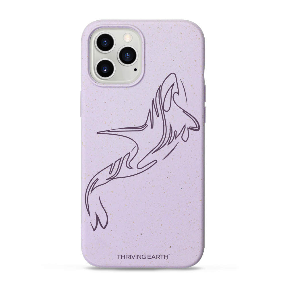 Purple Shark iPhone Case